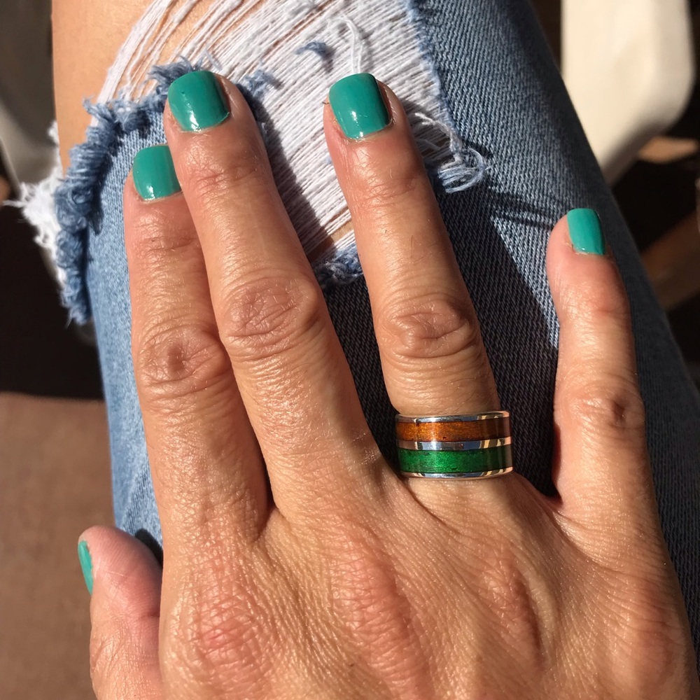 950 Sterling Silver Statement Ring 6 - image 2